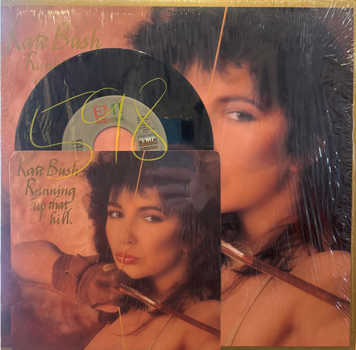 Kate Bush - Running Up The Hill (1985 Canada, 12” single and 7”, In open shrink, EX/EX)