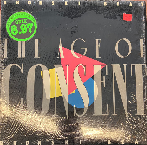 Bronski Beat - The Age Of Consent (In-shrink, EX++/EX) (CAN, 1984) - With original inner sleeve 