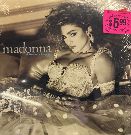 Madonna - Like A Virgin (In-shrink,EX+/EX+) (1984, CAN) - Original inner sleeve 
