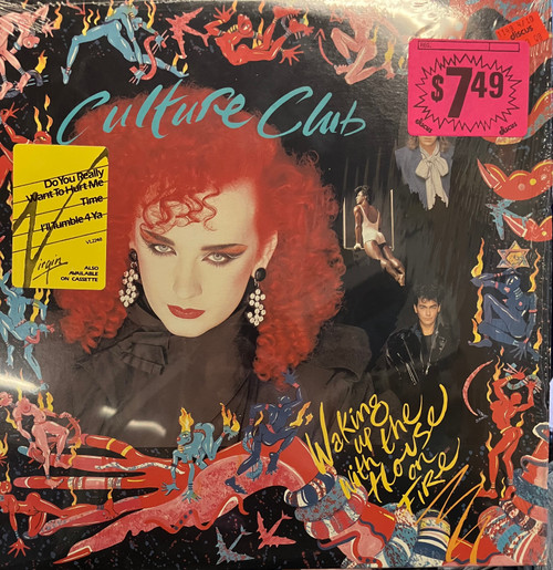 Culture Club - Waking Up With The House on Fire (In-shrink, EX+/EX++) (CAN, 1984) - With original inner sleeve and hype sticker 