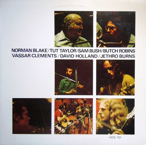 Norman Blake / Tut Taylor / Sam Bush / Butch Robins / Vassar Clements / David Holland / Jethro Burns – Norman Blake / Tut Taylor / Sam Bush / Butch Robins / Vassar Clements / David Holland / Jethro Burns (LP used US 1975 VG+/VG-)