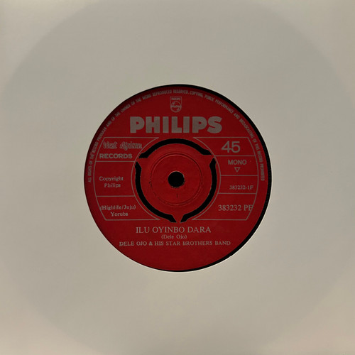 Dele Ojo & His Star Brothers Band - Ilu Oyinbo Dara 7” (Nigeria, VG+)
