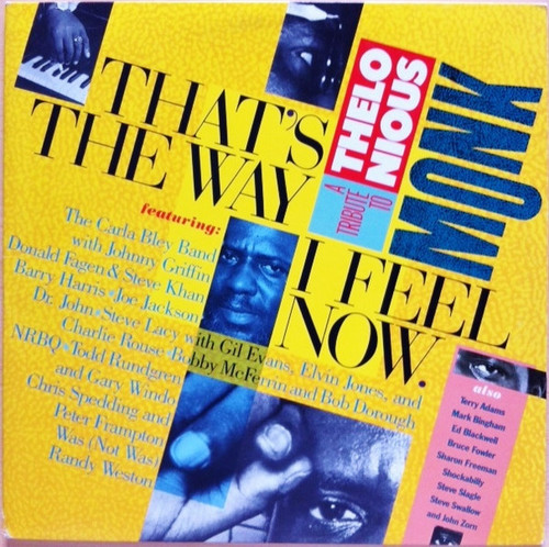 Various – That's The Way I Feel Now - A Tribute To Thelonious Monk (2LPs used Canada 1984 VG+/VG+)
