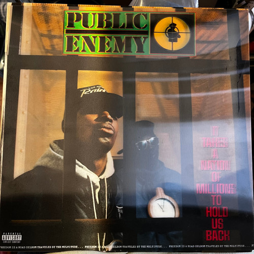 Public Enemy - It Takes A Nation of Millions (2014 Lenticular Cover/Black Vinyl - VG+/EX)