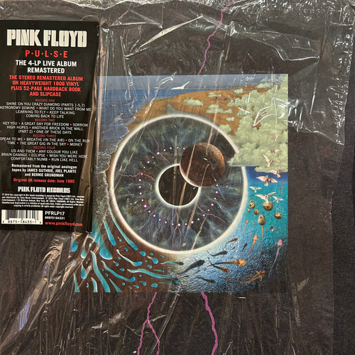 Pink Floyd - Pulse (1995 4LP BoxSet with Book) (Vinyl is EX/EX/NM
