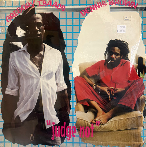 Gregory Isaacs & Dennis Brown - Judge Not (1984 Canada, In open shrink, VG/VG+)