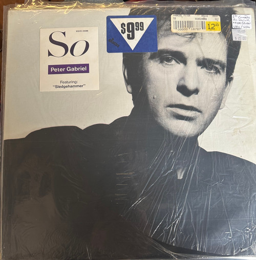 Peter Gabriel - So (1st Canada, In Shrink + Hype Sticker, VG+/VG+)