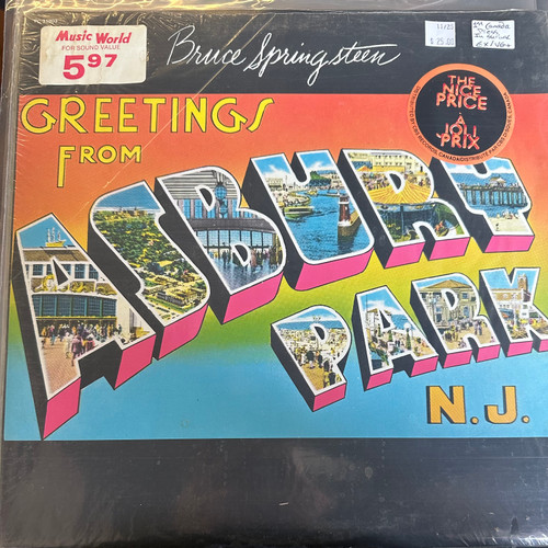 Bruce Springsteen - Greetings From Asbury Park N.J. (1st Canada Press, In Shrink, EX/VG+)