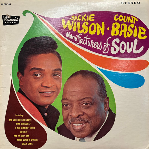 Jackie Wilson & Count Basie - Manufacturers Of Soul (1968, US, EX/VG+)