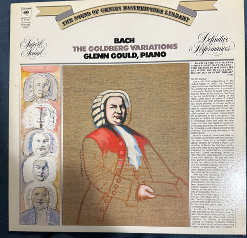 Glenn Gould - Bach -The Goldberg Variations (1973 EX/EX)