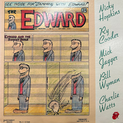 Nicky Hopkins, Ry Cooder, Mick Jagger, Bill Wyman, Charlie Watts - Jamming With Edward! (1972, Japan, NM/NM)