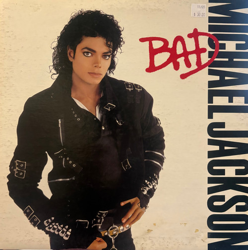 Michael Jackson - Bad (1987 Canada, Misprint BL side A label, Gatefold with OIS, VG+/VG+)