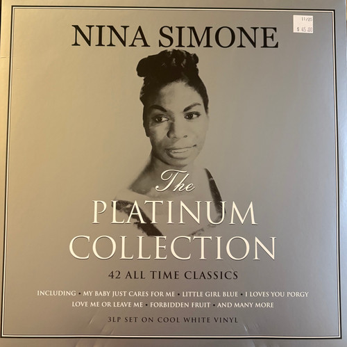 Nina Simone - The Platinum Collection - 42 All Time Classics (2017 Europe, White vinyl, 3XLP, NM-/EX-)
