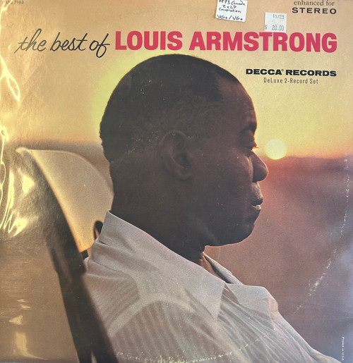 Louis Armstrong - The Best of Louis Armstrong (1973 Canada 2xLP Compilation, VG+/VG+)