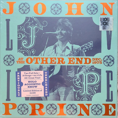 John Prine – Live At The Other End Dec. 1975 (4LP box set NEW SEALED Worldwide 2021 Record Store Day release limited numbered edition on 180 gm vinyl)