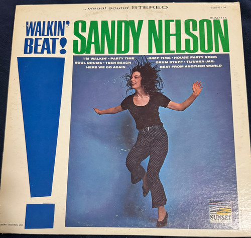 Sandy Nelson - Walkin’ Beat! (1969 USA VG+/VG)