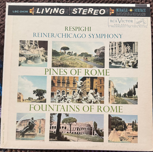 Respighi/Reiner Pines of Rome RCA Living Stereo USA NM/EX)