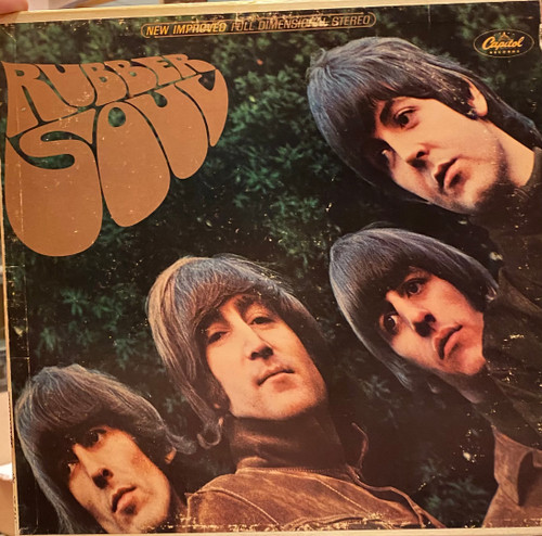 The Beatles – Rubber Soul (LP used Canada 1969 reissue with green