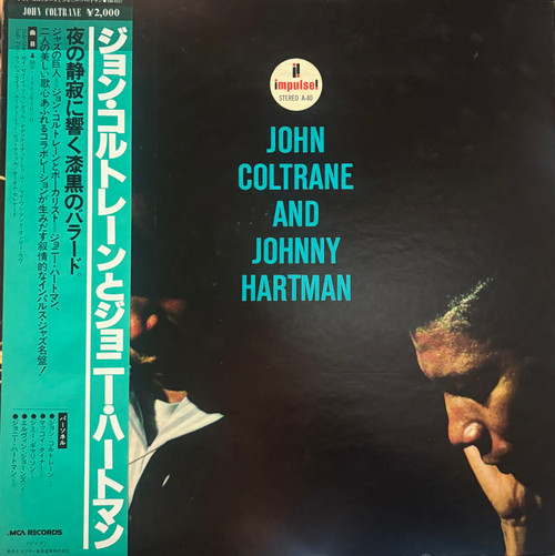 John Coltrane And Johnny Hartman - Johnny Coltrane And Johnny Hartman (1980 Japan, Includes OBI and insert, Reissue, Gatefold, EX/VG+)
