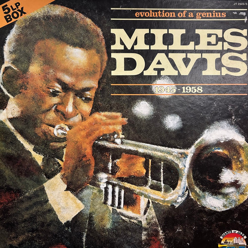 Miles Davis - Evolution Of A Genius 1945-1958 (1989, Italian 5xLP box set, VG+/VG)