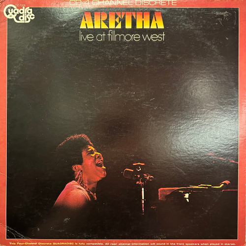 Aretha Franklin - Live At Fillmore West (1973, quadraphonic, VG+/VG-)