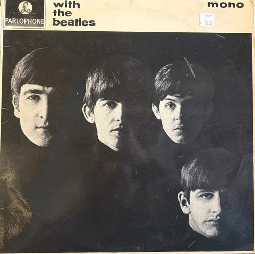 The Beatles - With The Beatles (1963 UK, Typo on jacket, Some light hairline scratches but plays great, VG/VG+)