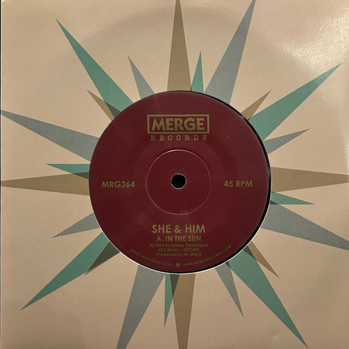 She & Him - In The Sun 7” (2010, NM/NM)