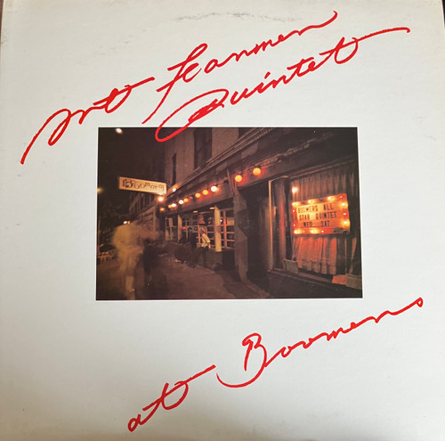 Art Farmer Quintet - At Boomers (EX/EX) (1976, Japan, PROMO) - Includes insert / No obi