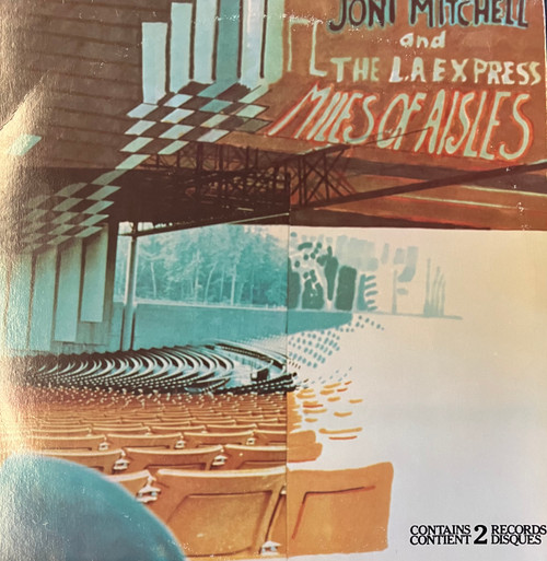 Joni Mitchell - Miles of Aisles (VG+/VG+) (1974, CAN, 2xLP, Gatefold)