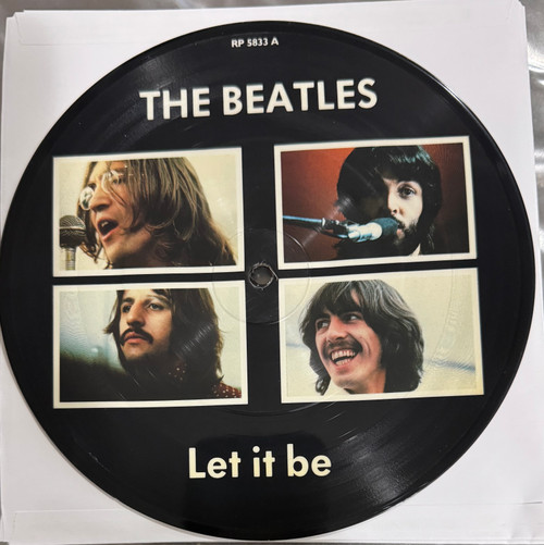 The Beatles - Let it Be (1990 7” UK Picture Disc NM) 