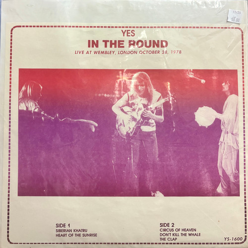 Yes - In The Round (1978 US, Unofficial Release, VG+/VG+)