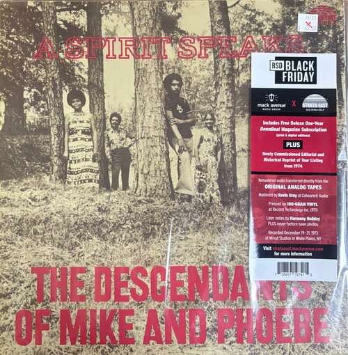The Descendants Of Mike And Phoebe - A Spirit Speaks (2025 RSD Not Subject to BFRSD Discount)-