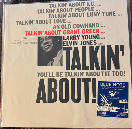 Grant Green - Talkin’ About (2010 SEALED Music Matters Numbered 2x45RPM)