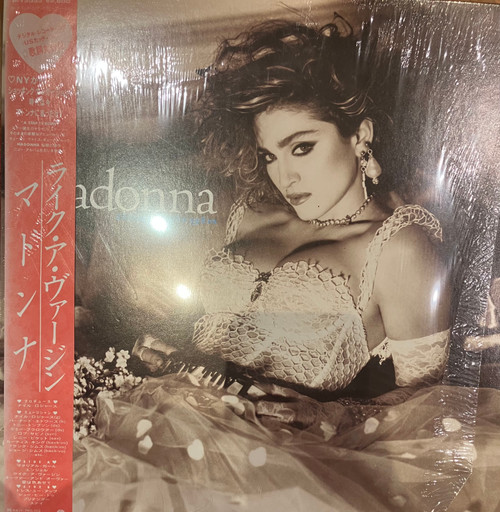 Madonna – Like A Virgin (In-shrink, NM-/NM-) (Japan, 1984, Reissue) - With obi and inserts