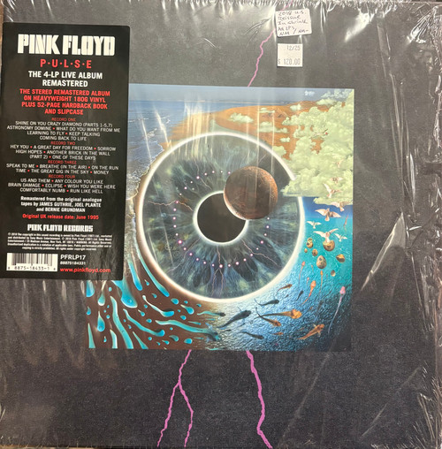Pink Floyd - Pulse (2018 US, Reissue, 4XLP Box Set, Includes 52-page hardback book, In open shrink, NM/NM-)