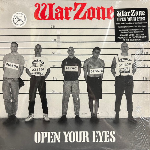 Warzone - Open Your Eyes (1988, VG/EX) 