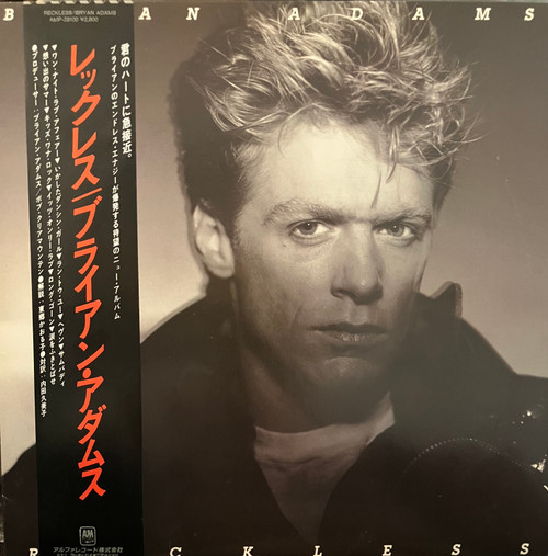 Bryan Adams - Reckless (NM-/EX) (1984 Japan) - With OBI & Insert