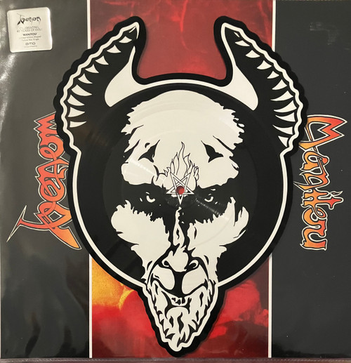Venom - Manitou (NM-/NM-) (2019, EU) - 7” Limited Edition Shaped Picture Disc