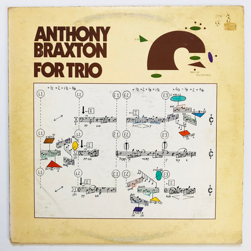 Anthony Braxton – For Trio (EX / VG)