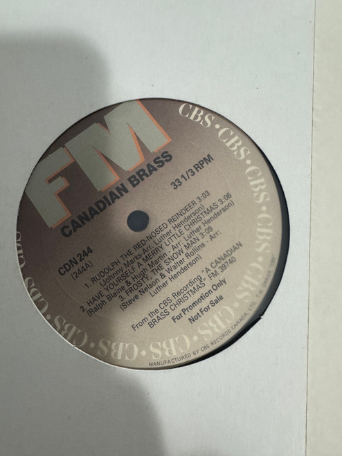 Seasons Greetings from Canadian Brass - Liona Boyd and CBS Records