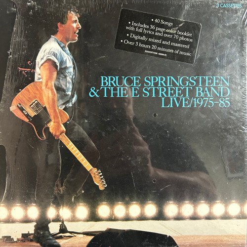 Bruce Springsteen & The E-Street Band - Live: 1975-85 CASSETTES (1986, box set, sealed) 