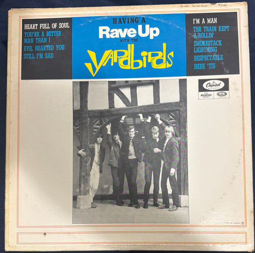 The Yardbirds - Having a Rave Up (1966 Mono Capitol 6000 VG+/VG+)