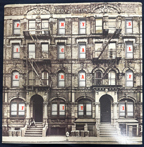 Led Zeppelin - Physical Graffiti (1975 Misprint - Die Cut - Hype Sticker EX/EX)
