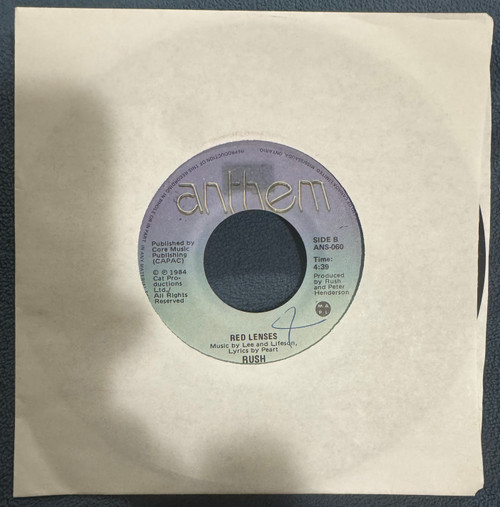 Rush - Red Sector A - Red Lenses (Canadian 7” VG )