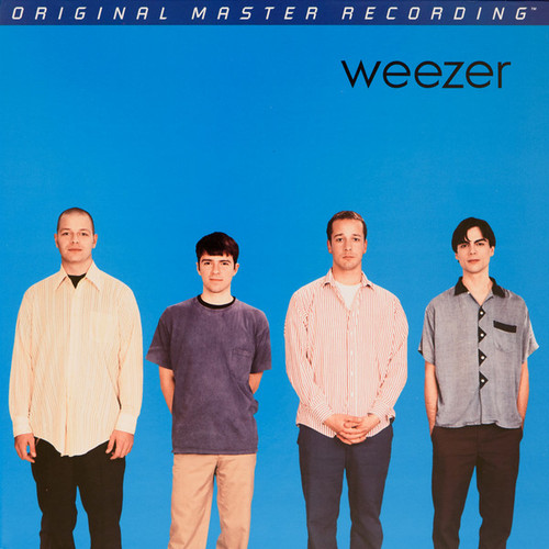 Weezer – Weezer (LP used US 2016 limited numbered remastered 180 gm blue vinyl reissue in gatefold jacket from Mobile Fidelity NM-/NM-)