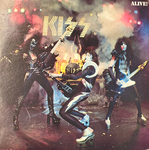 Kiss - Alive! (EX/EX-) (Japanese Pressing , 2xLP, Gatefold) - With insert & booklet