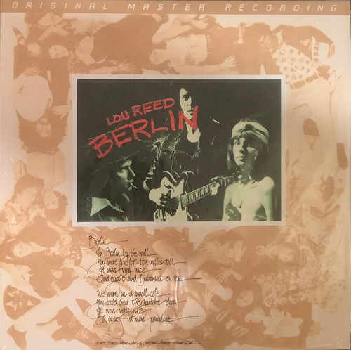 Lou Reed – Berlin (LP NEW SEALED US 2024 limited numbered remastered 180 gm vinyl reissue from Mobile Fidelity)