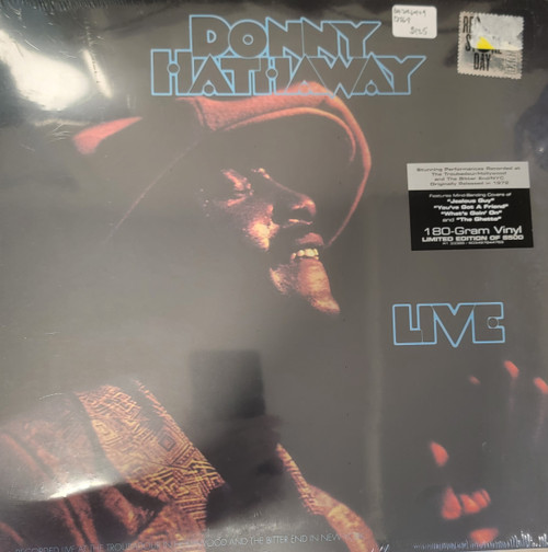 Donny Hathaway – Live (LP NEW SEALED Worldwide 2021 limited edition 180 gm vinyl reissue for Record Store Day in gatefold jacket)