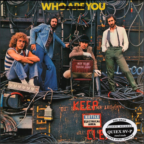 The Who – Who Are You (LP used US 2009 limited edition remastered QUIEX SV-P 200 gm vinyl reissue from Classic Records and Polydor VG+/VG+)