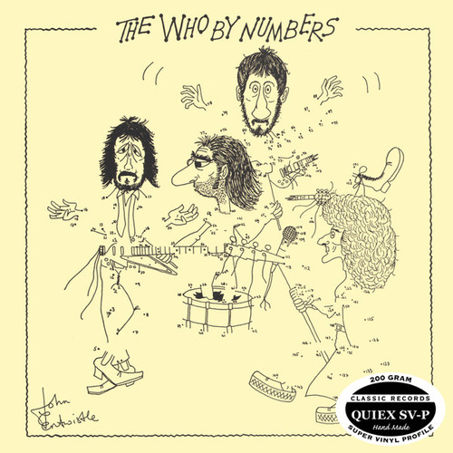 The Who – The Who By Numbers (LP used US 2008 limited edition remastered reissue on 200 gram Quiex SV-P Super Vinyl from Polydor and Classic Records VG+/NM-)